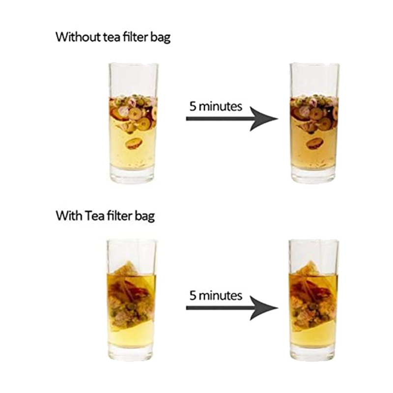 Coffee Tea And Leaf - AT19-6000 팩 차 필터 백, 느슨한
