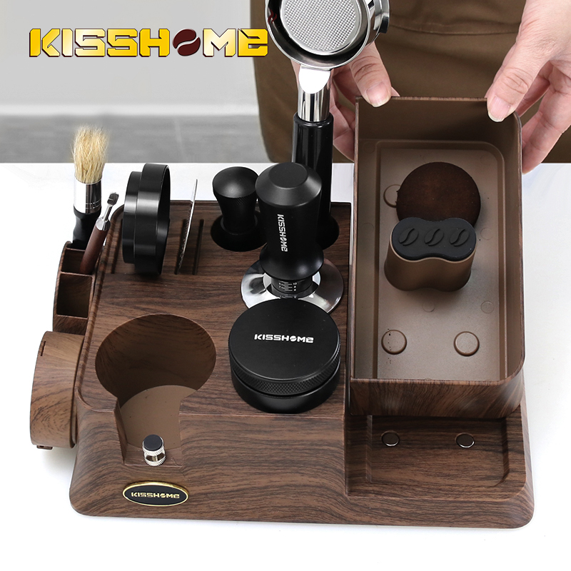 Coffee Tea Holder - KISSHOME 에스프레소 탬퍼 스테이션 노크 박스