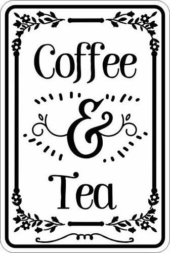 Coffee Tea Jokes - 커피와 차 8x12 재미있는 농담 유머