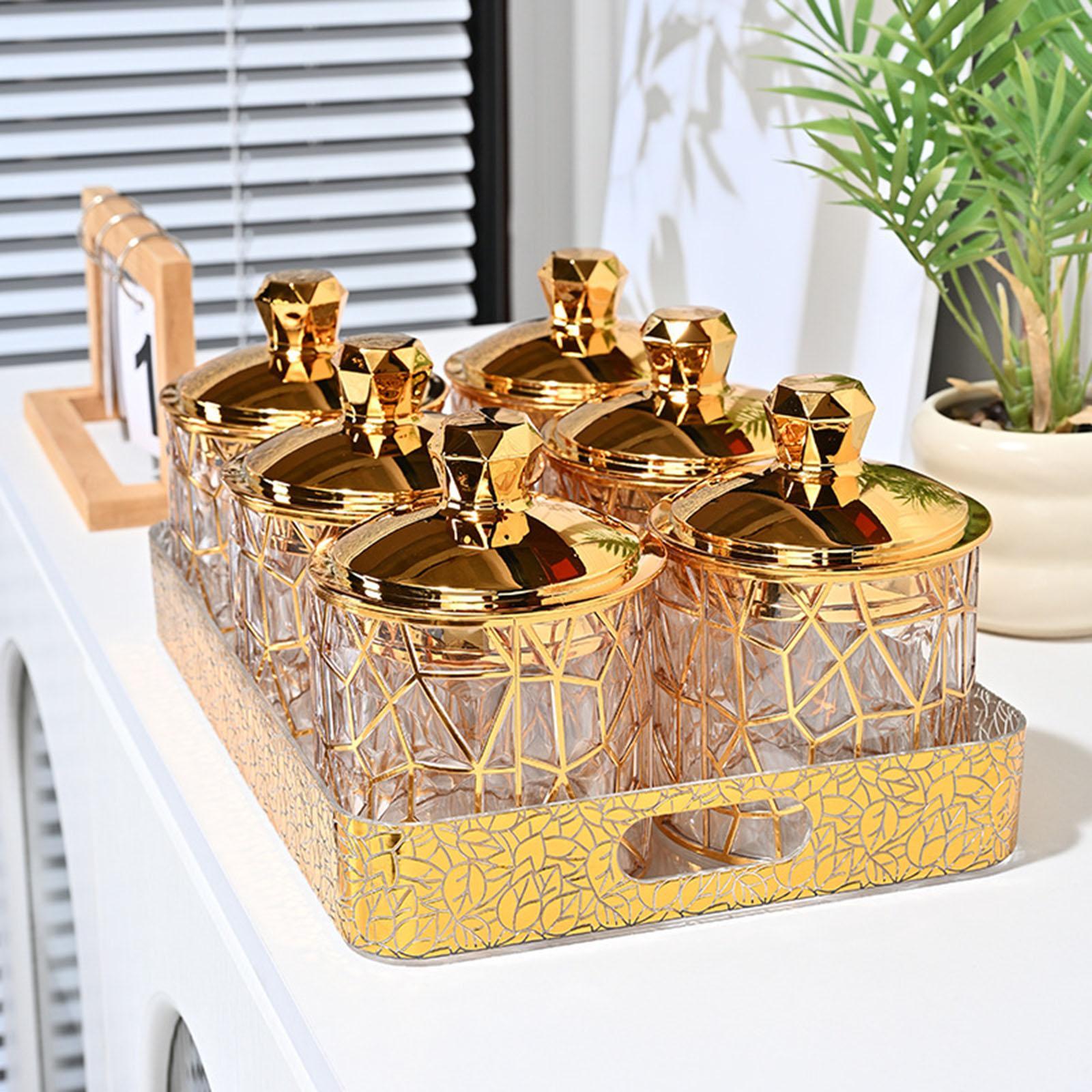 Coffee Tea Jar Set - 주방 보관용기 밀폐 플라스틱 용기 세트