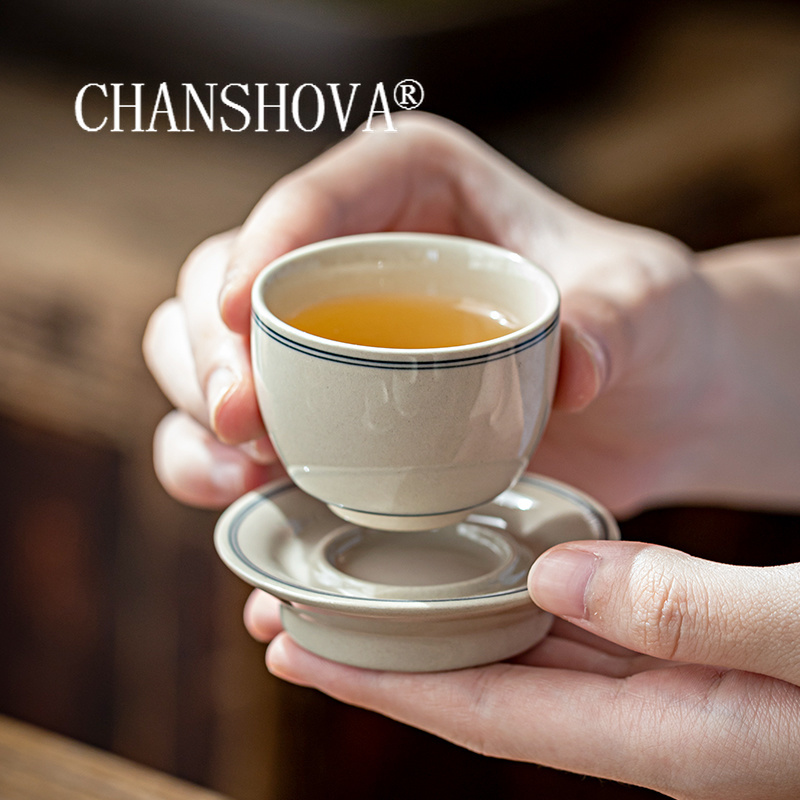 Tea Coffee Pot Set - CHANSHOVA-중국 미니멀리스트 스타일 세라믹 찻잔과 접시