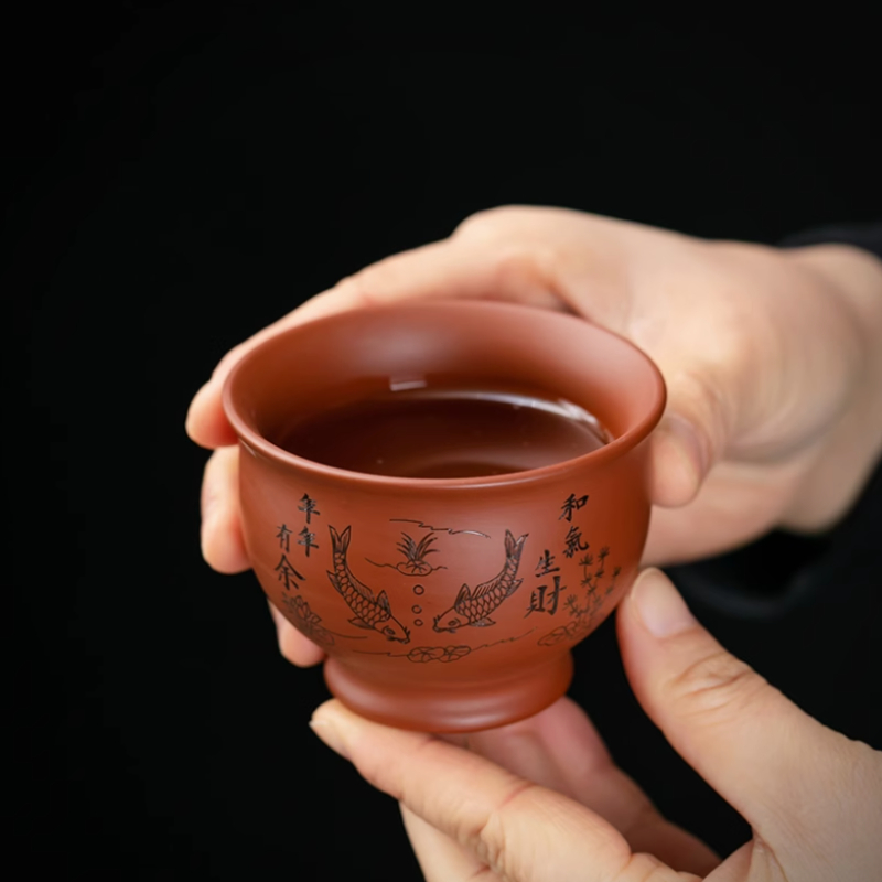 Tea Coffee Pot Set - 중국어 Yixing 보라색 점토 찻잔 커피