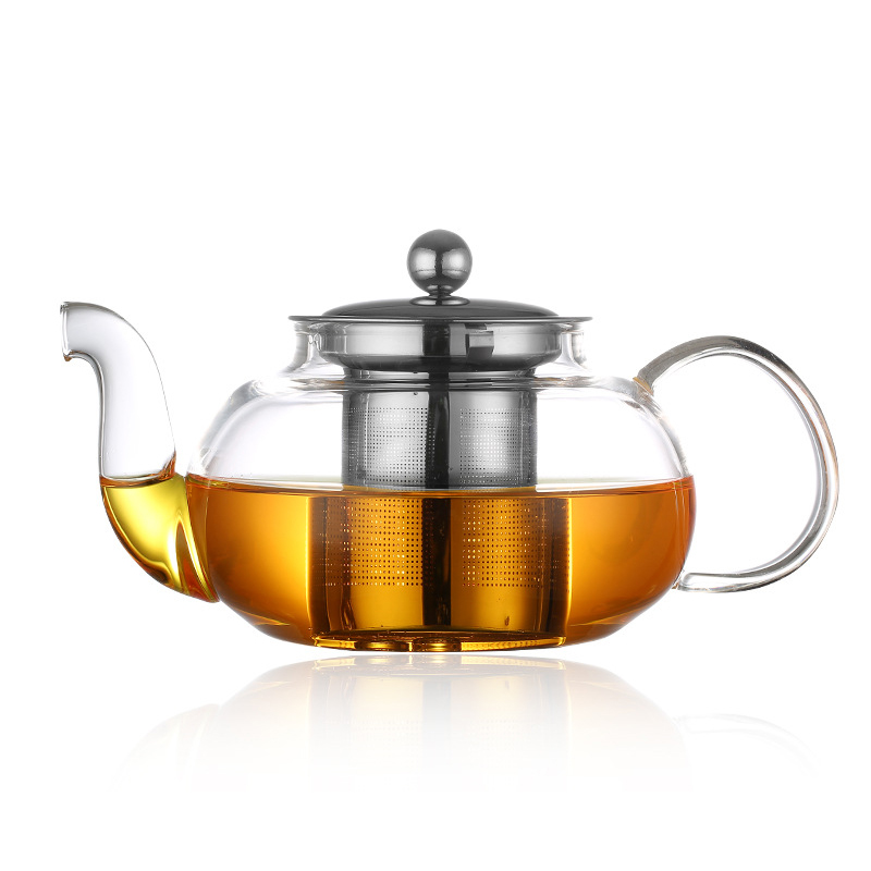 Coffee Tea Jar Set - 600/800ml 내열 유리 주전자 꽃 차
