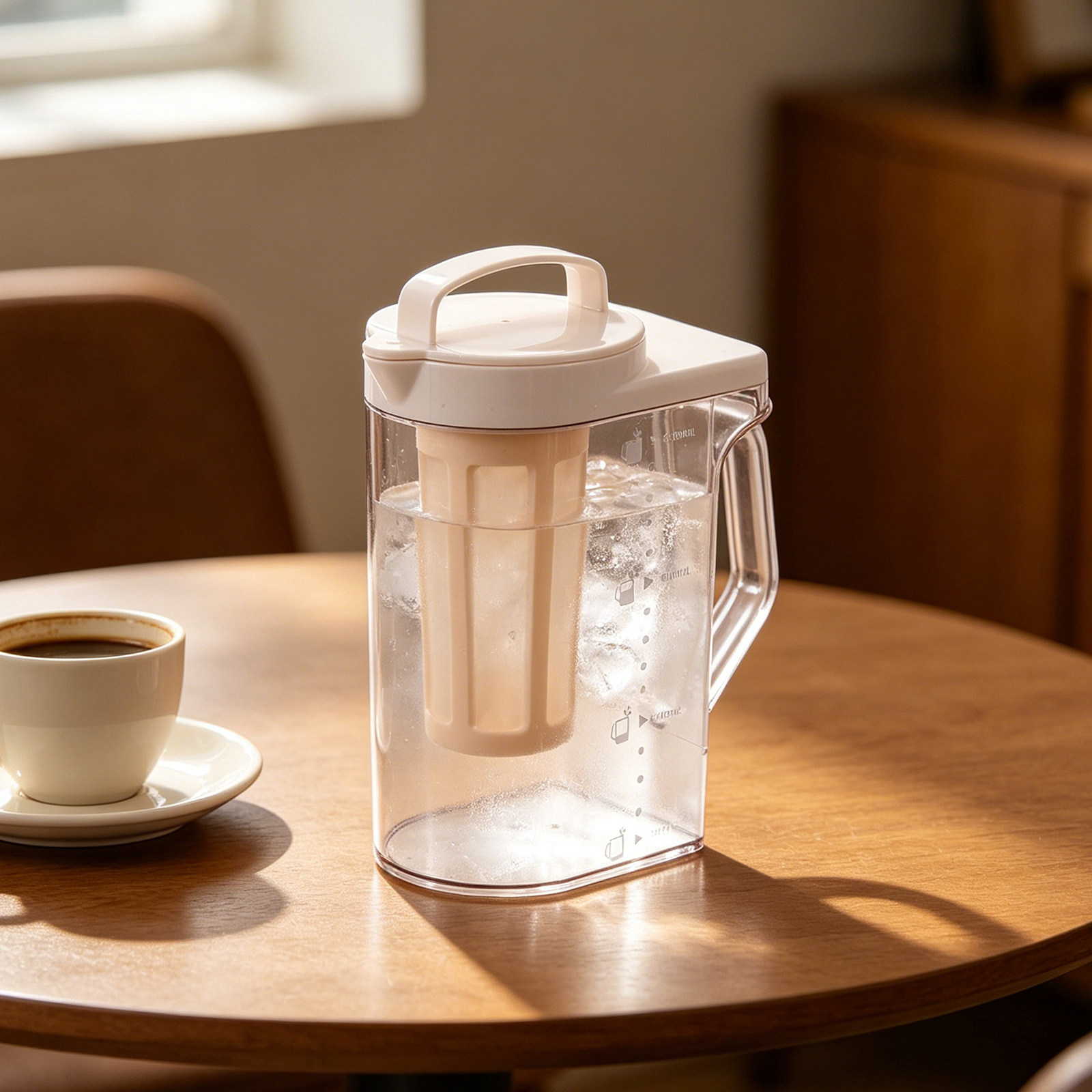 Water Tea And Coffee - 1.6L 콜드브루 커피 피처 플라스틱 인퓨저