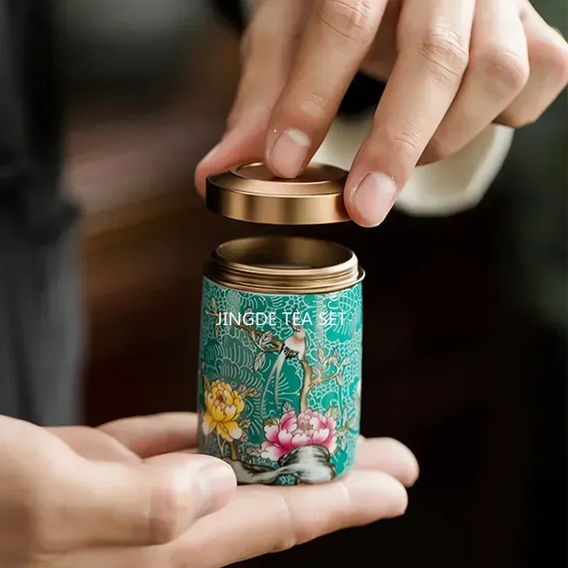부티크 세라믹 차 통, 가정용 보관 차 용기, 주방 향 - Coffee Tea Jar Set 리뷰 및 가격