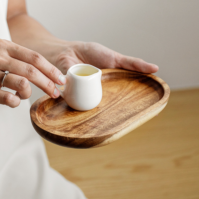 호두 나무 트레이 바람 작은 나무 접시 일본 직사각형  - Coffee Tea Japan 리뷰 및 가격