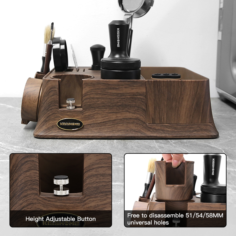 KISSHOME 에스프레소 탬퍼 스테이션 노크 박스 커 - Coffee Tea Holder 리뷰 및 가격