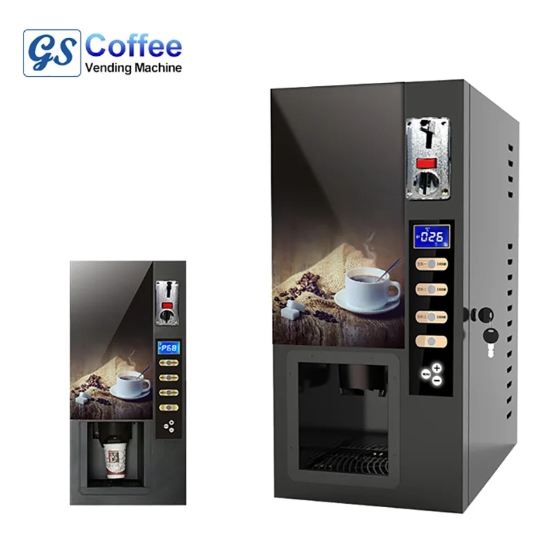 고품질 3가지 종류 자동 동전 투입식 티타임 커피 자판 - Coffee Tea Difference 리뷰 및 가격