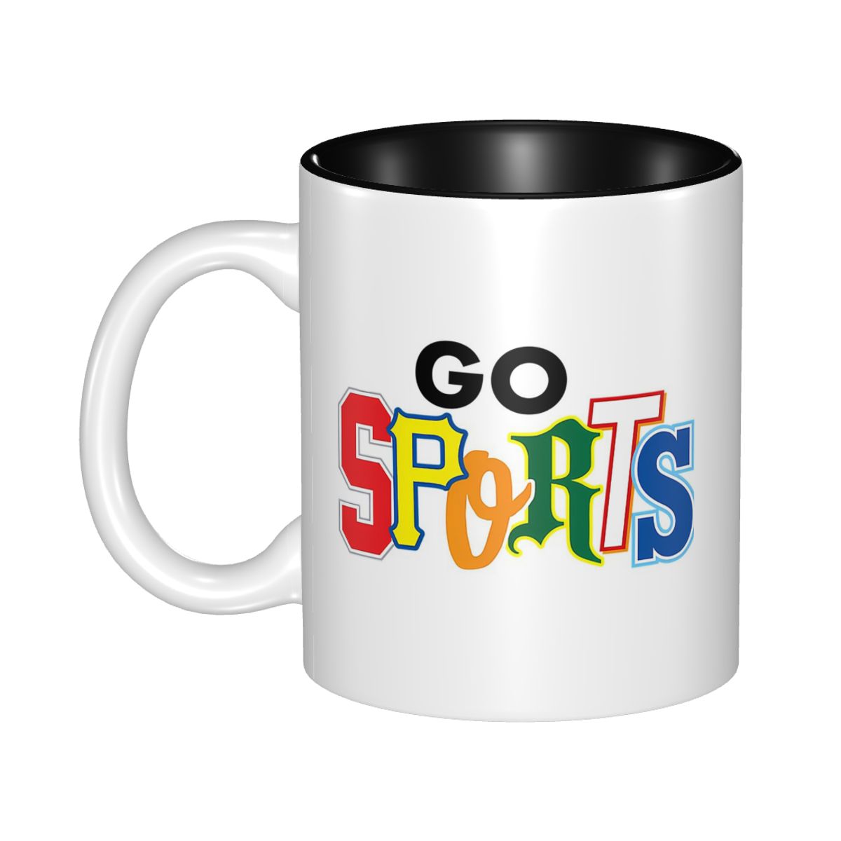 Go Sports 다른 글꼴 스타일 머그 재미있는 세라 - Coffee Tea Difference 리뷰 및 가격