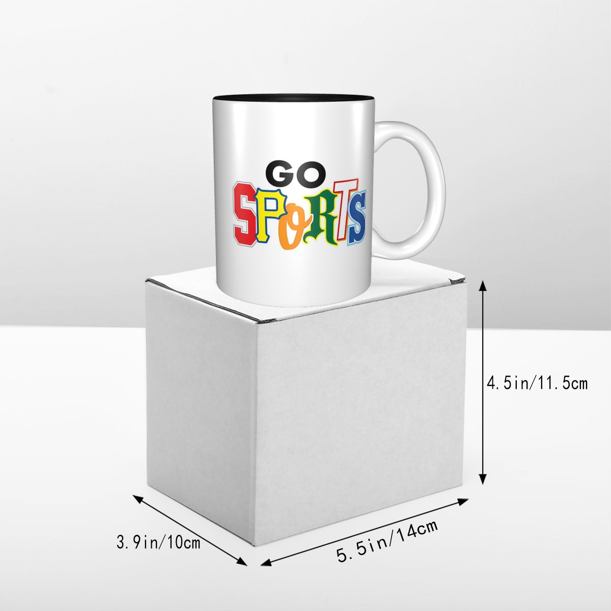 Go Sports 다른 글꼴 스타일 머그 재미있는 세라 - Coffee Tea Difference 리뷰 및 가격