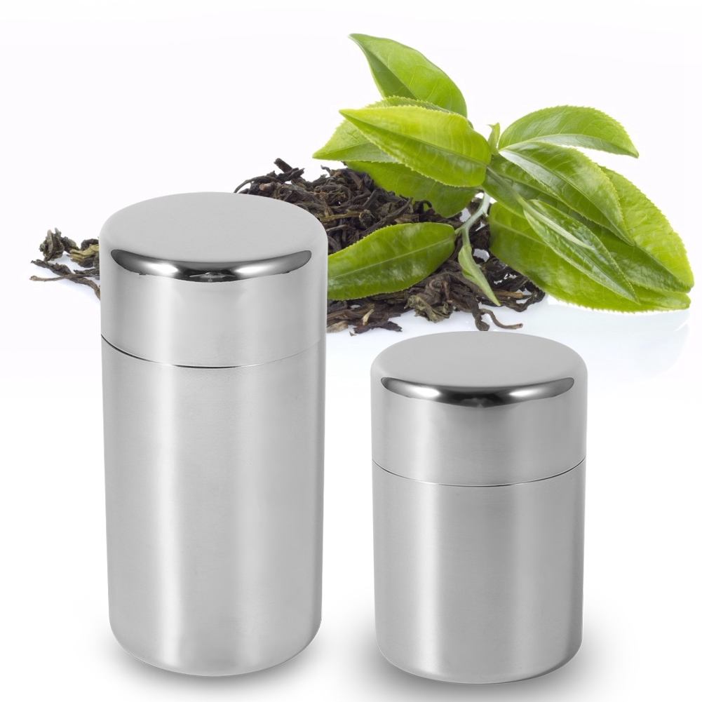 스테인리스 스틸 차 보관 용기 가정용 주방 차, 커피, - Canister Coffee Sugar Tea 리뷰 및 가격