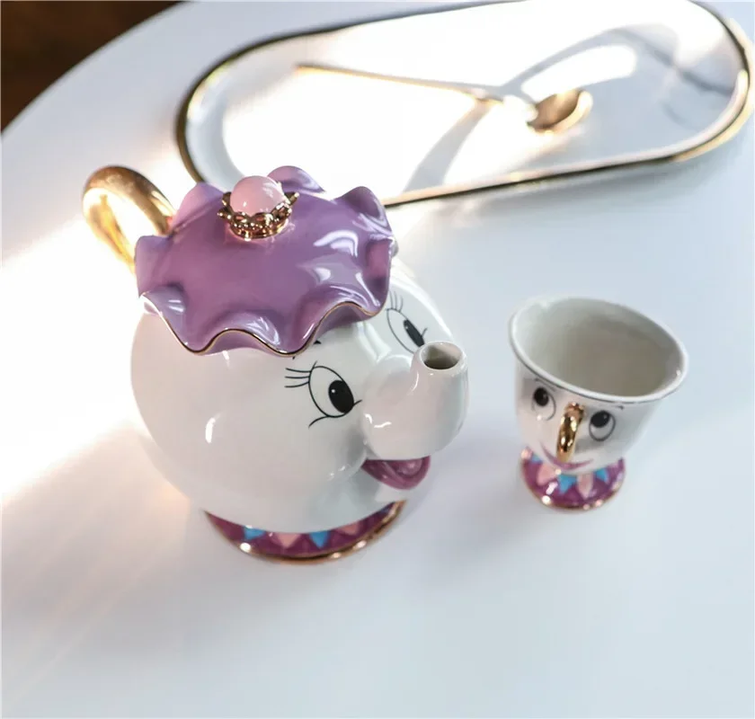 디즈니 티포트 귀여운 만화 미녀와 야수 커피 포트 머그 - Good Coffee Tea 리뷰 및 가격
