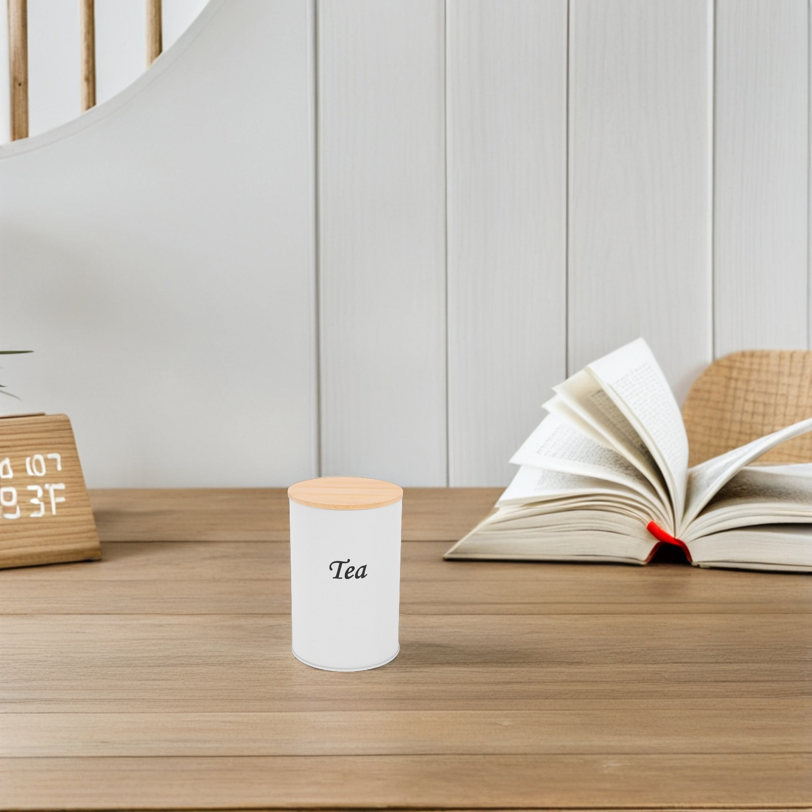 3개 세트 밀폐형 원형 용기 아연 도금 철제 몸체 대나 - Canister Coffee Sugar Tea 리뷰 및 가격
