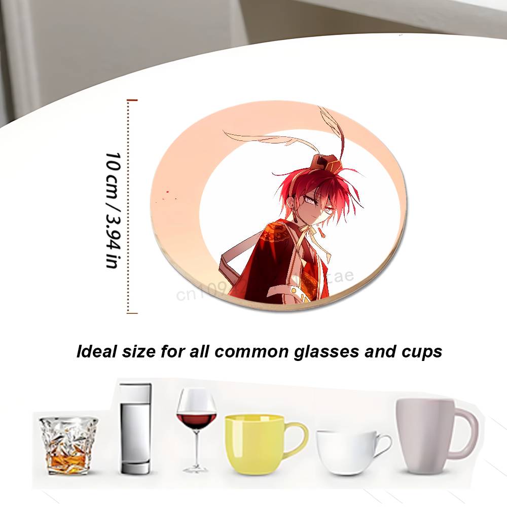 C-코믹스의 말로 표현한 사랑받는 태양 원형 나무 컵받 - T And Tea Coffee 리뷰 및 가격