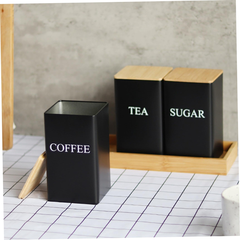 3종 세트 차 커피 설탕 보관 용기 세트(트레이 포함) - Canister Coffee Sugar Tea 리뷰 및 가격