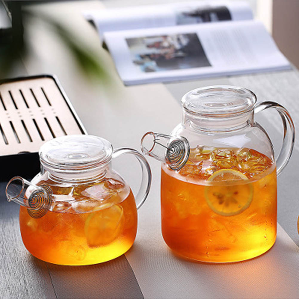 1000/1600ml 투명 붕규산 유리 주전자 내열성  - Coffee Tea Jar Set 리뷰 및 가격