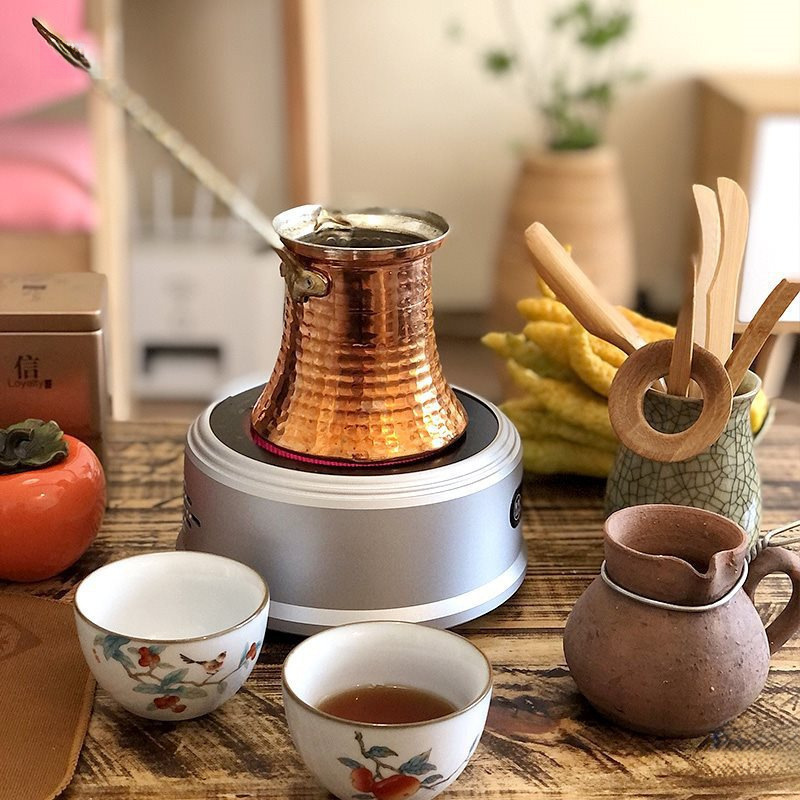 튀르키예 커피포트, 밀크티 얇은 구리제품, 조각된 구리 - T And Tea Coffee 리뷰 및 가격