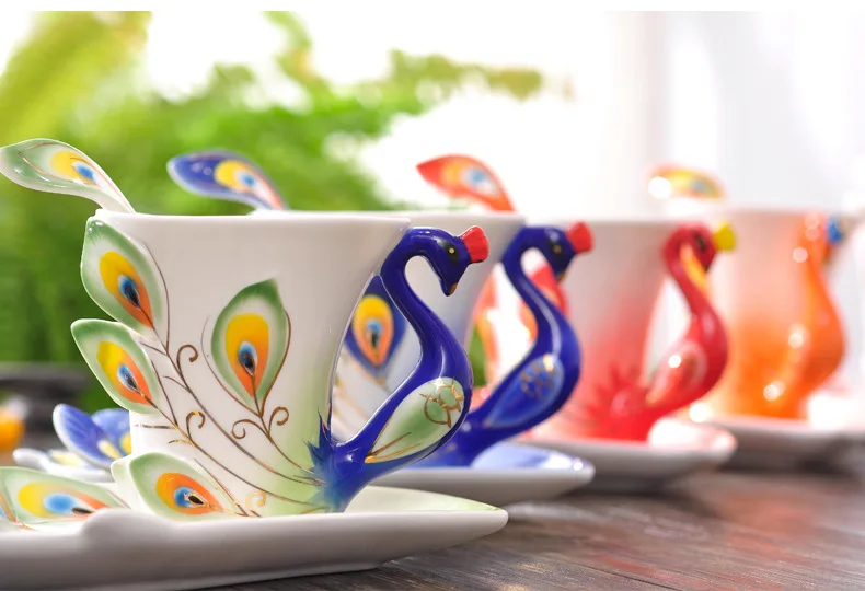도자기 공작 커피 머그잔, 귀엽고 다른 컵, 커플 선물 - Coffee Tea Difference 리뷰 및 가격