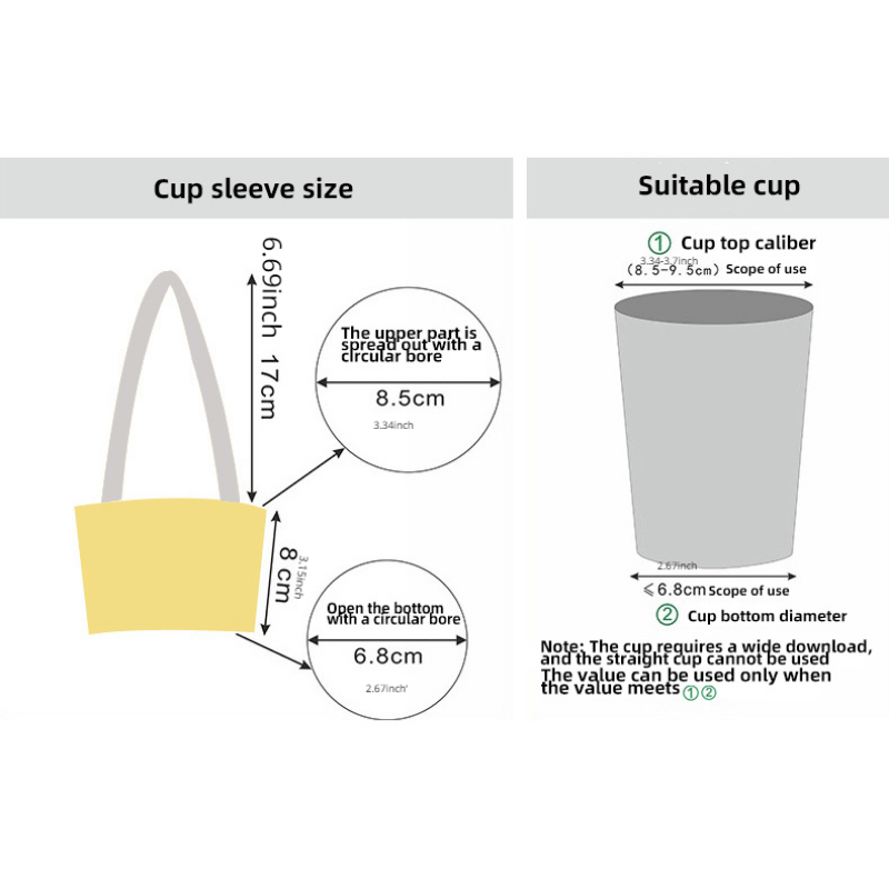 밀크티 컵 세트 휴대용 캔버스 플랫 컵 방열 보온 두꺼 - Coffee Tea Jar Set 리뷰 및 가격