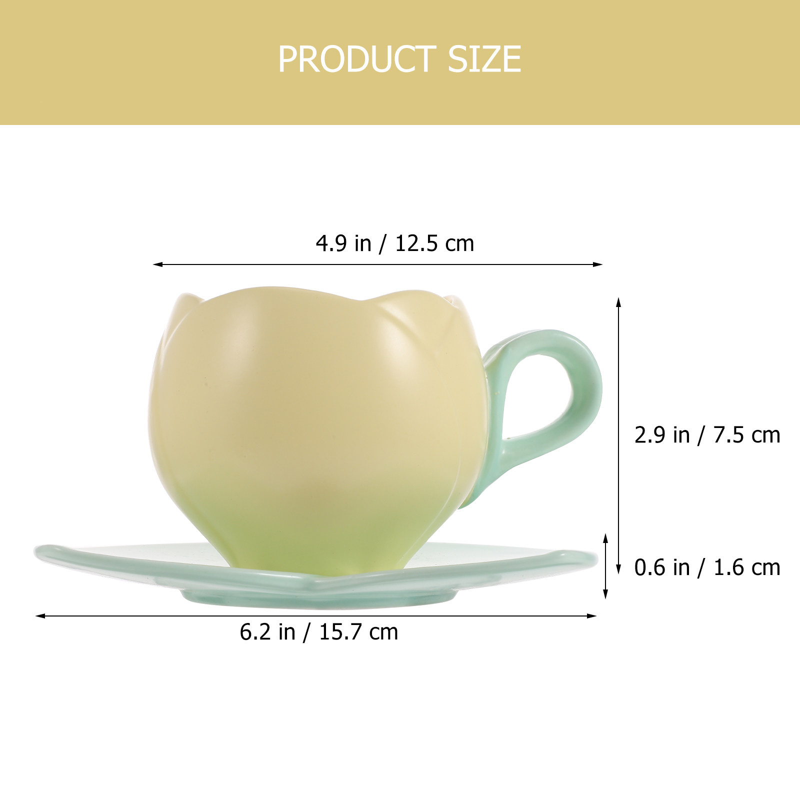 세라믹 커피컵 세트(받침 접시 포함) 다기능 음료컵 - - Water Tea And Coffee 리뷰 및 가격