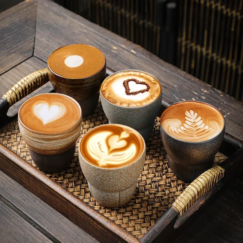 일본식 거친 도자기 에스프레소 컵 레트로 세라믹 쿵푸  - Coffee Tea Japan 리뷰 및 가격