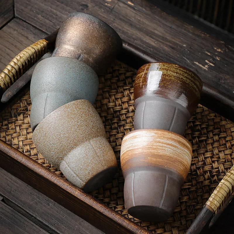 일본식 거친 도자기 에스프레소 컵 레트로 세라믹 쿵푸  - Coffee Tea Japan 리뷰 및 가격