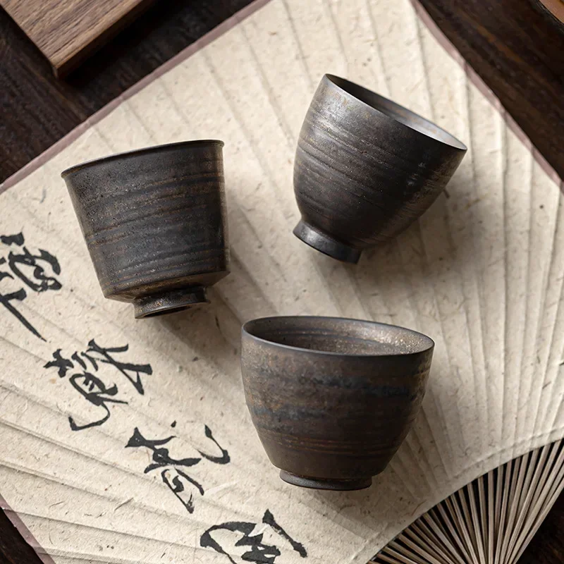 일본식 거친 도자기 에스프레소 컵 레트로 세라믹 쿵푸  - Coffee Tea Japan 리뷰 및 가격
