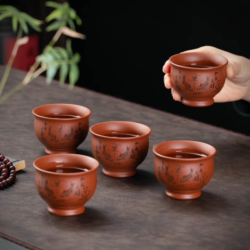중국어 Yixing 보라색 점토 찻잔 커피 컵 우롱 차 - Tea Coffee Pot Set 리뷰 및 가격