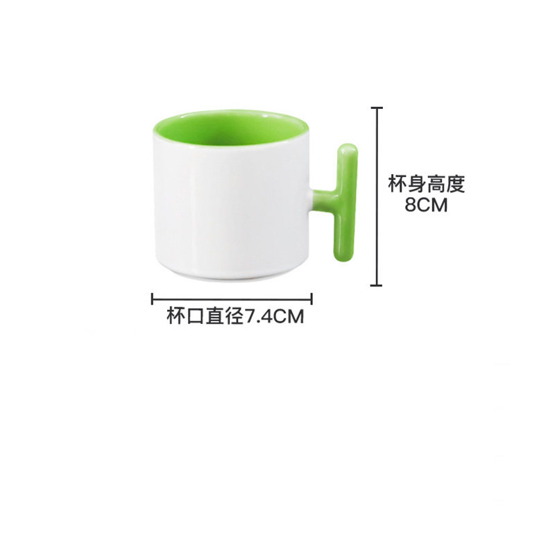 2개 세트 창의적인 T자형 손잡이 세라믹 머그컵 승화  - T And Tea Coffee 리뷰 및 가격