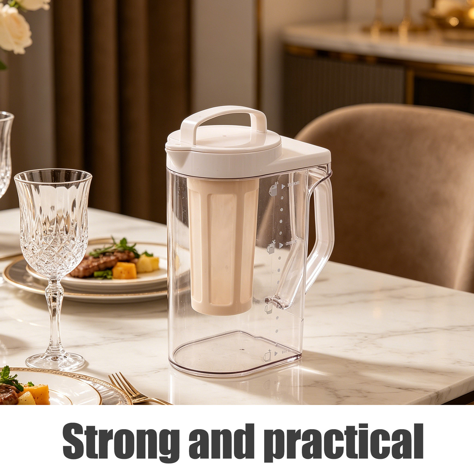1.6L 콜드브루 커피 피처 플라스틱 인퓨저 뚜껑 워터 - Water Tea And Coffee 리뷰 및 가격