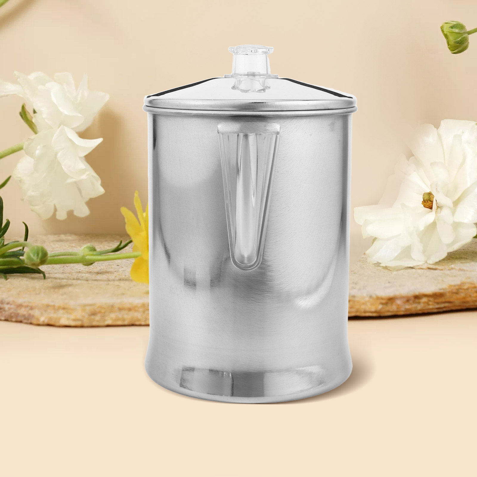 1.8L 알루미늄 커피 포트 야외 휴대용 캠핑 주전자  - Water Tea And Coffee 리뷰 및 가격