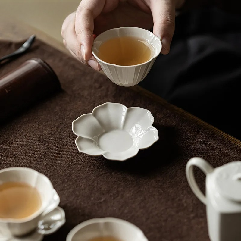 식물 재 해바라기 코스터 고급 커피잔 받침대 가정용 열 - Tea Coffee Pot Set 리뷰 및 가격