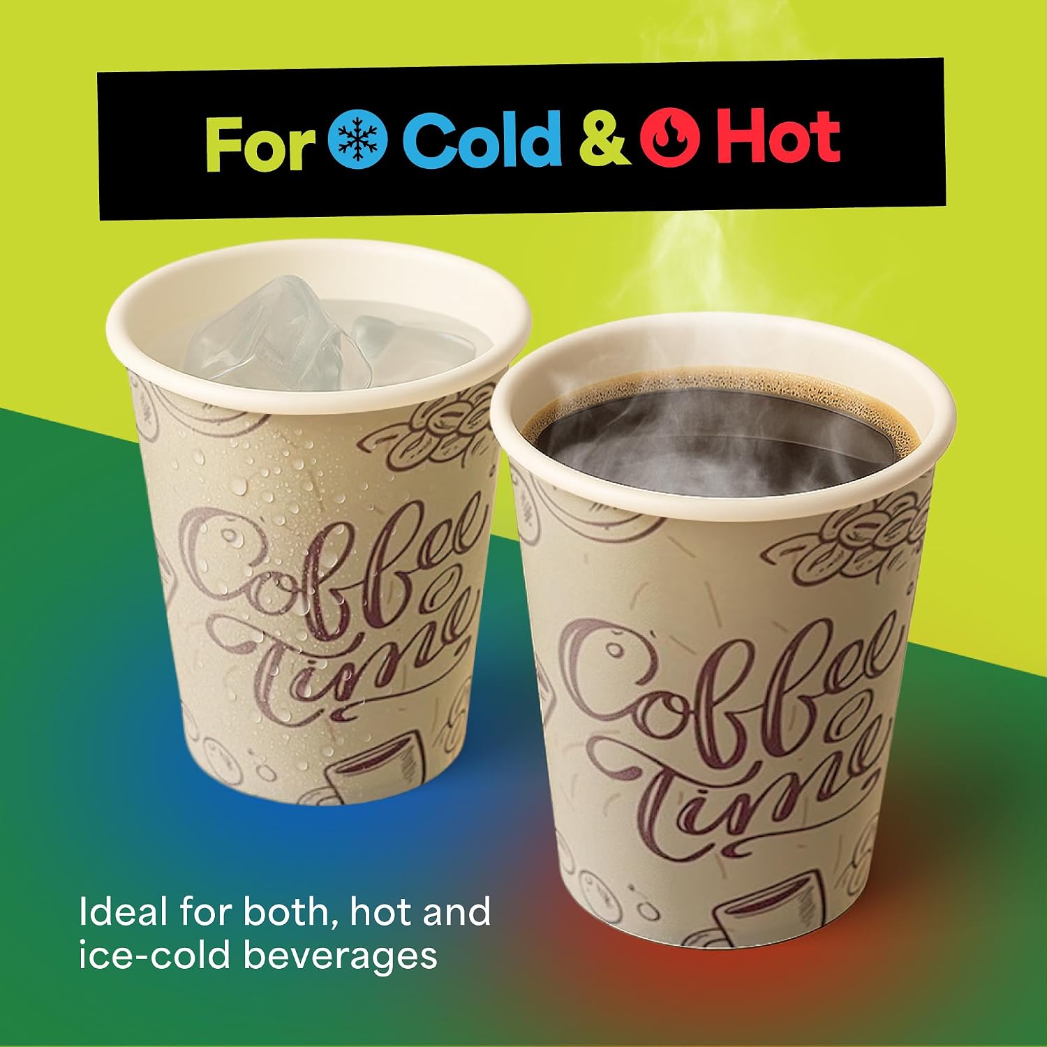 1000팩 8온스 일회용 종이컵 (뜨겁고 차가운 음료, - Coffee Tea Images 리뷰 및 가격