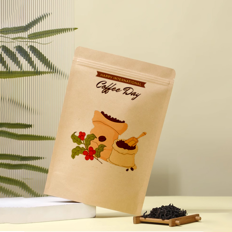 프린트 공예 용지 지퍼백 재사용 가능 자체 밀봉 사탕  - Coffee Tea Day 리뷰 및 가격