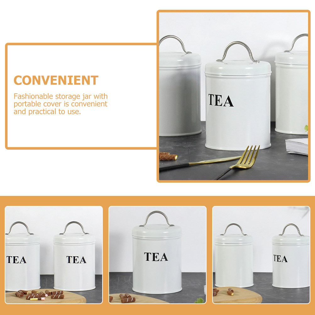 차 보관 용기 블랙 화이트 노르딕 스타일 다기능 보관  - Coffee Tea Jar Set 리뷰 및 가격
