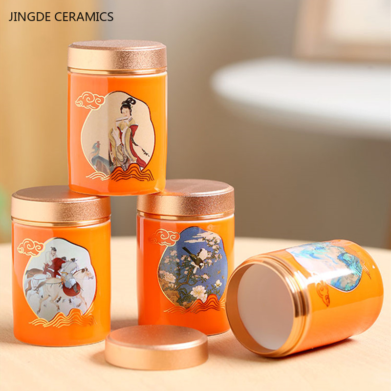 중국 휴대용 여행 차 캐디 Pu 'er 밀폐 항아리 세 - Coffee Tea Jar Set 리뷰 및 가격