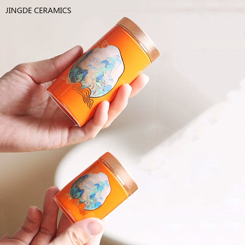 중국 휴대용 여행 차 캐디 Pu 'er 밀폐 항아리 세 - Coffee Tea Jar Set 리뷰 및 가격