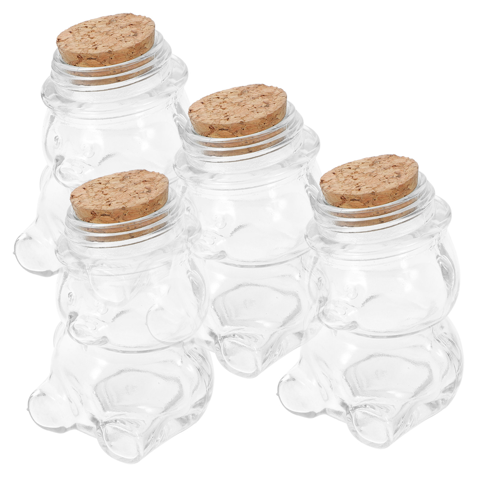 4Pcs 유리 사탕 항아리 세트 사탕, 비스킷, 차,  - Coffee Tea Jar Set 리뷰 및 가격