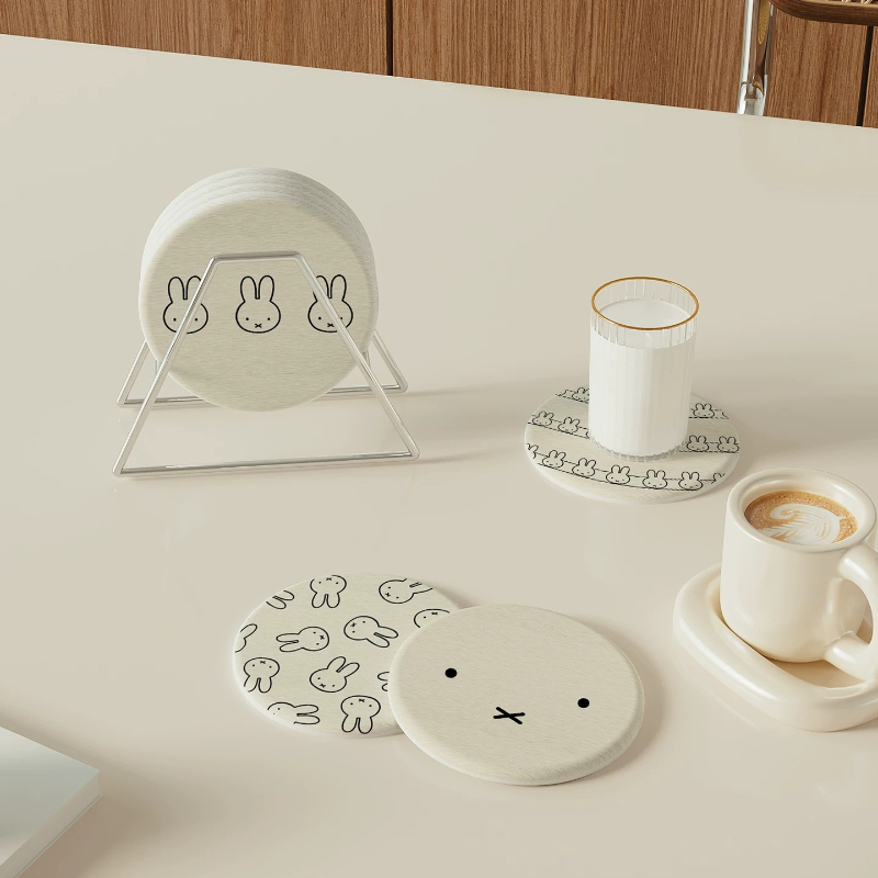 미피 카와이 애니메이션 코스터 귀여운 물 흡수 단열 티 - Good Coffee Tea 리뷰 및 가격
