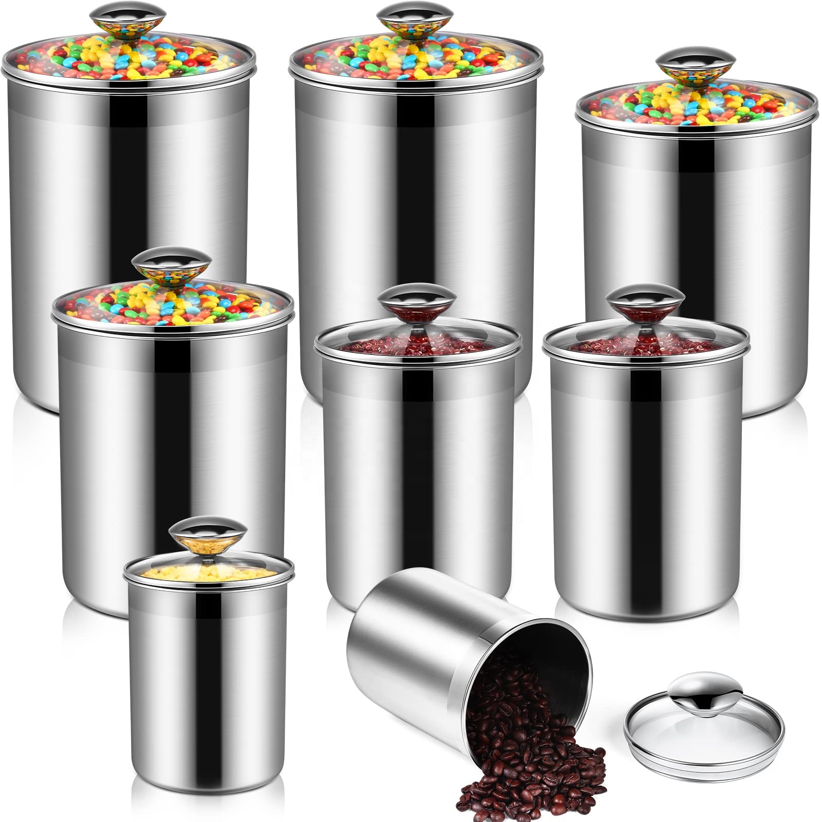 식품 보관 용기 차 커피 설탕 밀가루 밀폐형 주방 스테 - Canister Coffee Sugar Tea 리뷰 및 가격