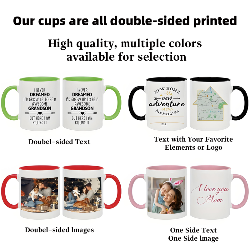 1 11온스 개인 맞춤 머그컵, 맞춤 이름 이미지 텍스 - Coffee Tea Images 리뷰 및 가격