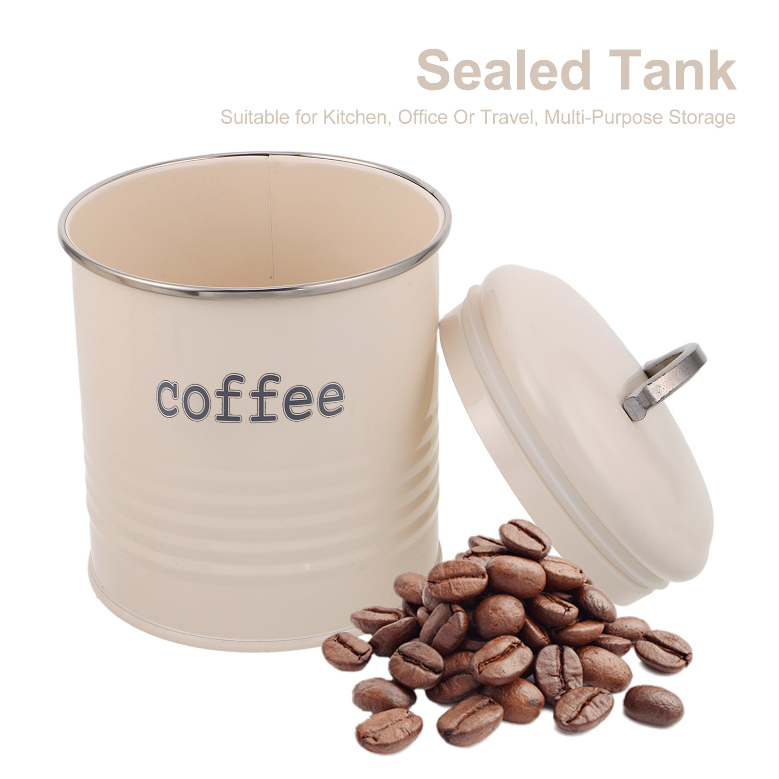 3개 세트 밀폐형 커피 원두 보관 용기, 밀폐형 차/설 - Canister Coffee Sugar Tea 리뷰 및 가격
