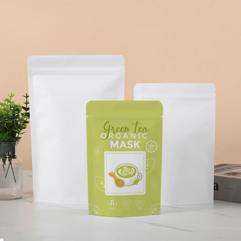 맞춤형 화이트 크라프트 종이 지퍼백 포장 가방 DIY  - Coffee Tea Day 리뷰 및 가격